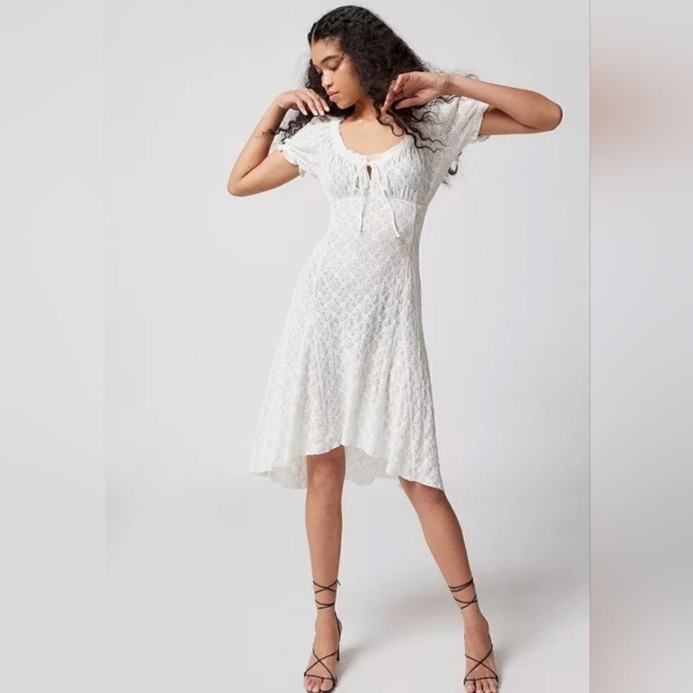 NWT Urban Outfitters Elegant White Lace Dress